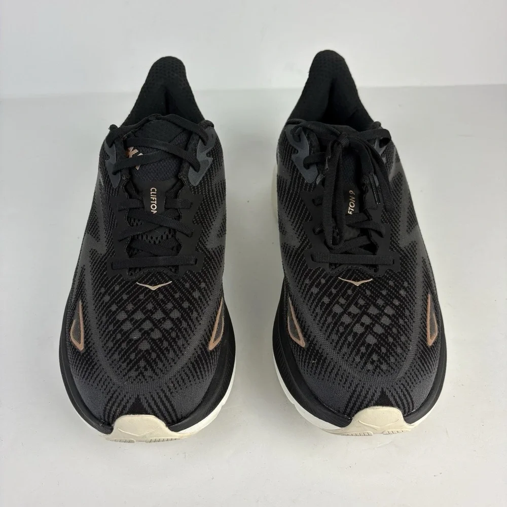 Size 10,5 Women's - Hoka One One HOKA Clifton 9 Black Rose Gold W